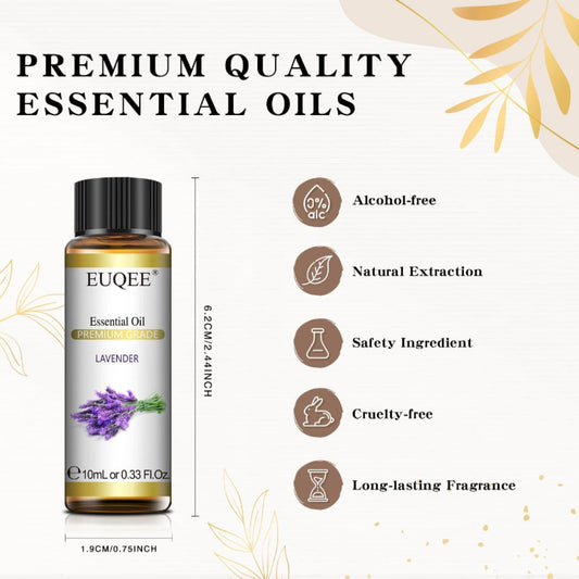 EUQEE 10ml Essential Oils Set